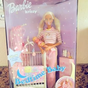 2000 Barbie and Krissy Bedtime Baby